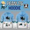 San Jose Sharks Peanuts & Snoopy Night Hoodie – Nike 2024