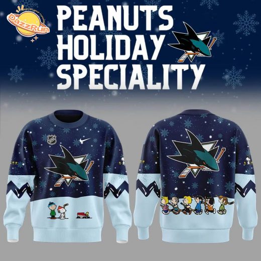 San Jose Sharks Peanuts & Snoopy Night Nike Sweatshirt – Limited Edition