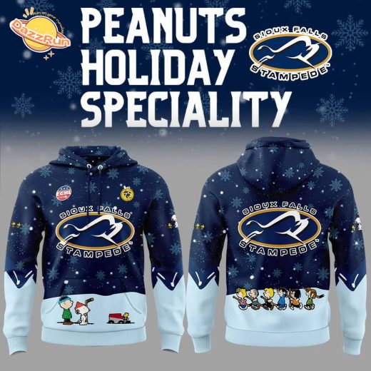 Sioux Falls Stampede Peanuts & Snoopy Night Hoodie – 2024 Edition