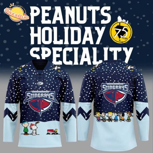 South Carolina Stingrays Peanuts Night Specialty Jersey – 2024 Edition