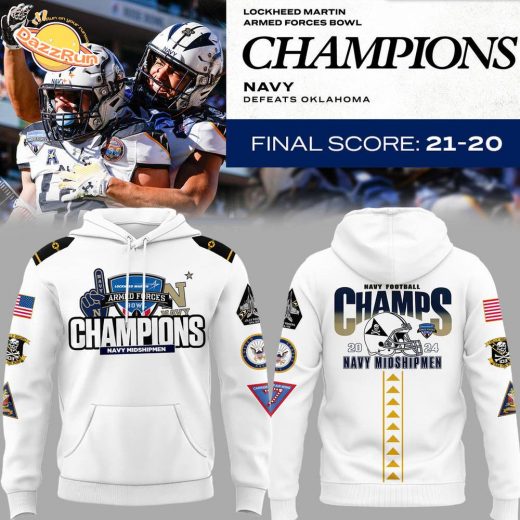 Special Armed Forces Bowl Hoodie – Navy Midshipmen Edition