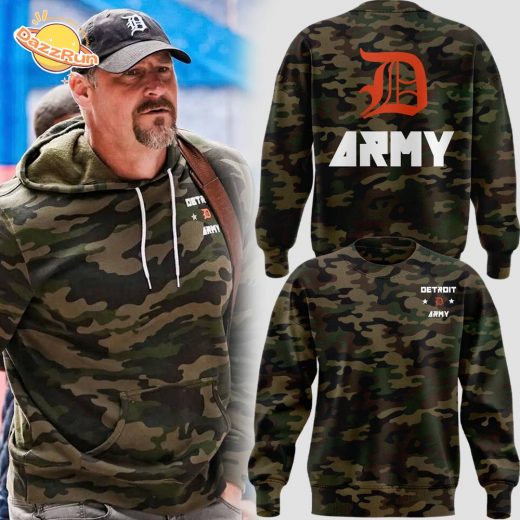 Special Edition 2024 Detroit Army Salute To Service Sweatshirt