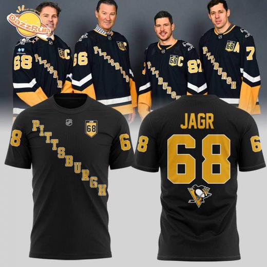 Special Edition “Forever JAGR 68” T-Shirt – Pittsburgh Penguins Fan Gear 2024