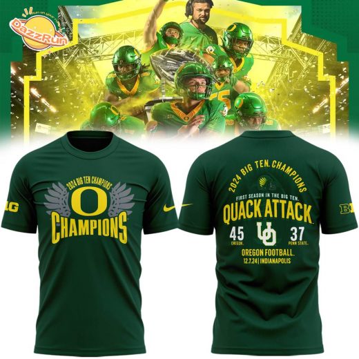 Special Edition Oregon Ducks Champions 2024 T-Shirt – New Release