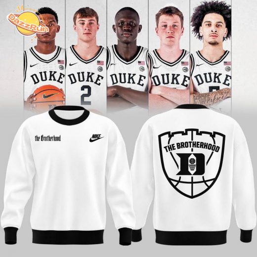 Special New Black And White Duke Men’s Basketball Sweatshirt | Limited Edition Basketball Sweatshirt