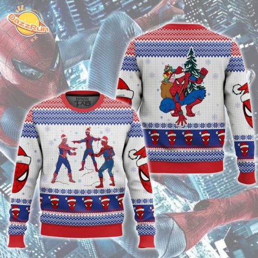 Spider-Man Christmas Ugly Sweater Marvel Holiday Gear