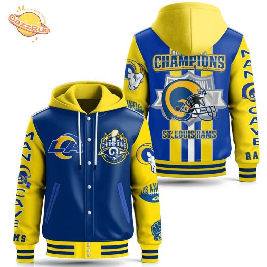 St. Louis Rams Baseball Jacket – Vintage NFL Fan Gear