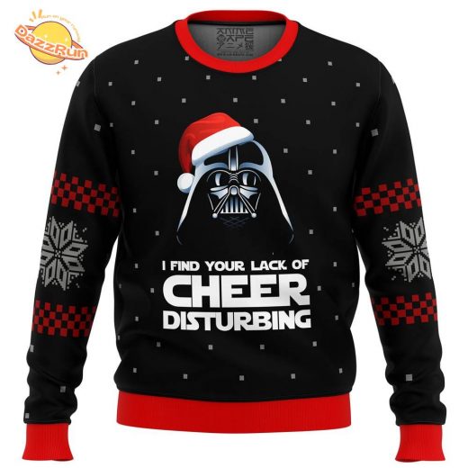 Star Wars Darth Vader Lack of Cheer Ugly Christmas Sweater