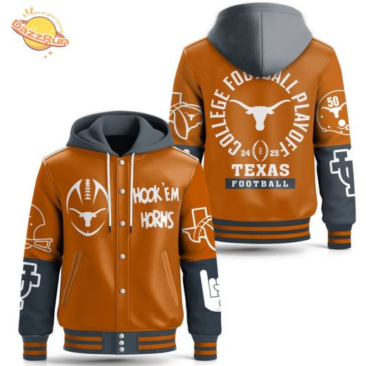 Texas Longhorns Baseball Jacket – Hook ‘Em Horns Fan Apparel