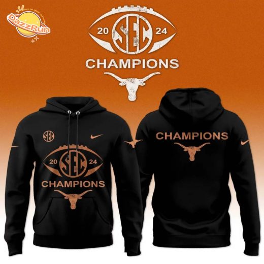 Texas Longhorns Football Hoodie – Black Champion Collection