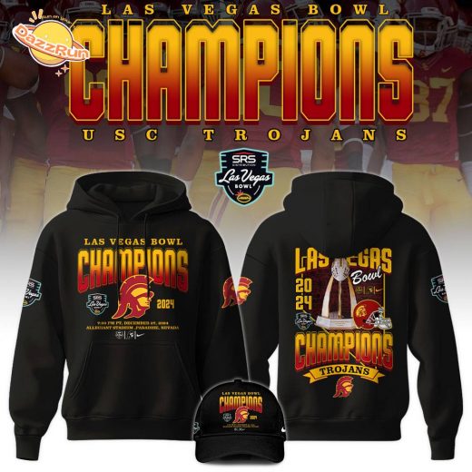 USC Trojans Bowl Champion 2024 Hoodie – Limited Edition Black