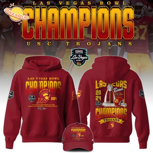 USC Trojans Bowl Champion 2024 Hoodie – Limited Edition Red