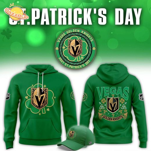 Vegas Golden Knights 2024 St. Patrick’s Day Limited Edition Hoodie