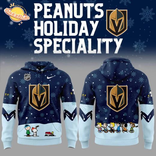 Vegas Golden Knights Peanuts & Snoopy Night Nike Hoodie – 2024 Edition