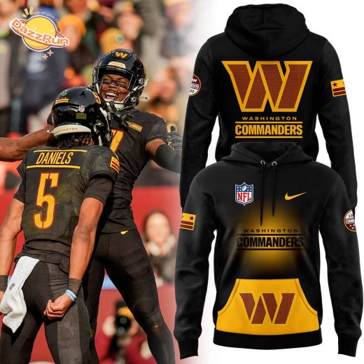 Washington Commanders Nike 2024 Black Threads Premium Limited Pullover Hoodie – Exclusive Edition