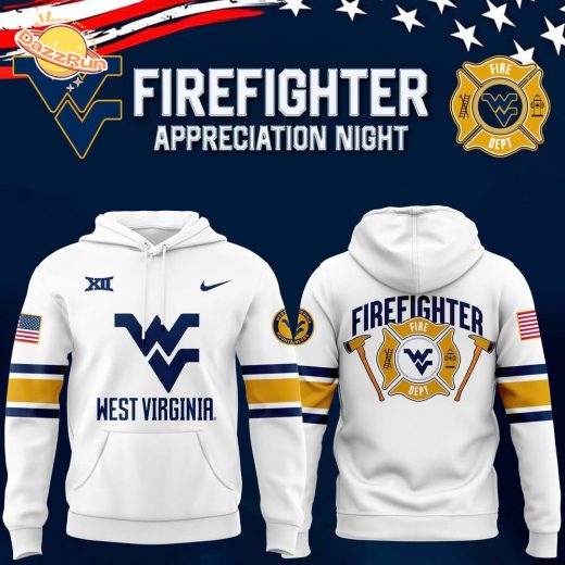 West Virginia Football x 2024 Firefighter Appreciation Night Premium Limited Hoodie – Special Edition