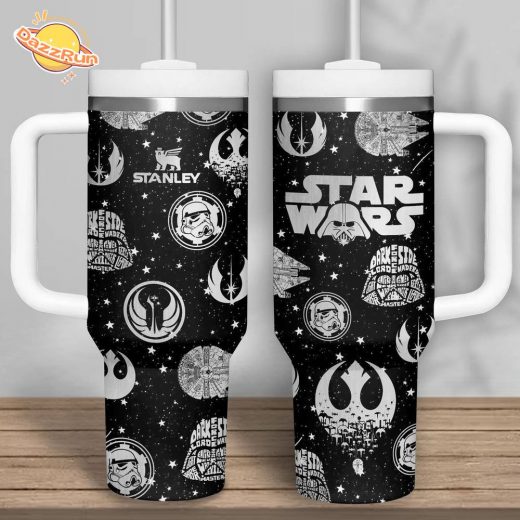 star war 40oz Tumbler With Handle