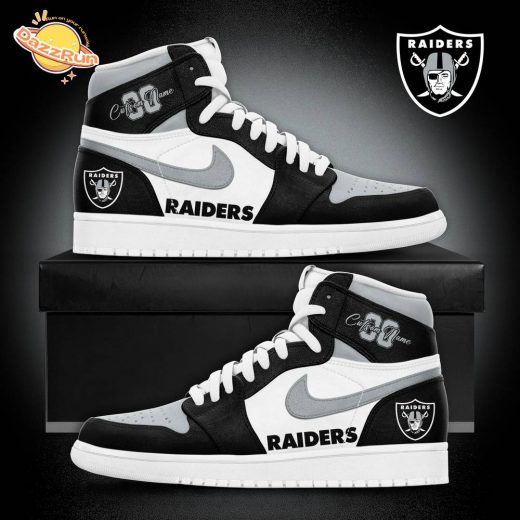 2024 Special Edition Las Vegas Raiders Air Jordan 1 Shoes