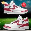 Arizona Cardinals Air Jordan 3 Shoes Personalized – Custom Team Sneakers