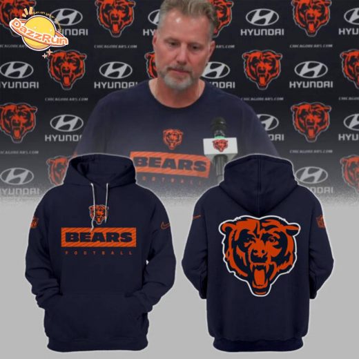 Chicago Bears NFL Coach Matt Eberflus Training Campaign Nike Navy Hoodie