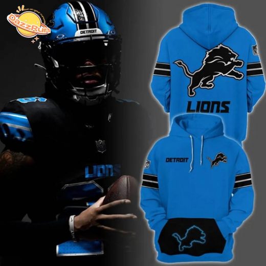 Detroit Lions 3D Hoodie – Unique Sports Apparel