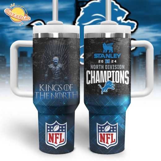 Detroit Lions King of the North Handle Tumbler 2025