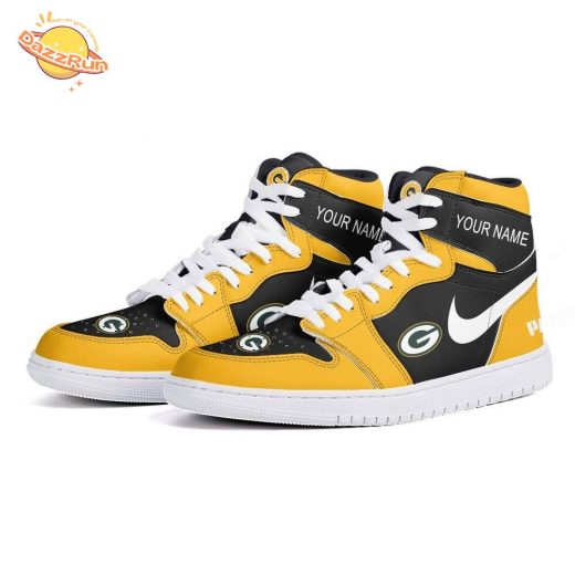 Green Bay Packers Custom Jordan 1 Sneakers – NFL Style