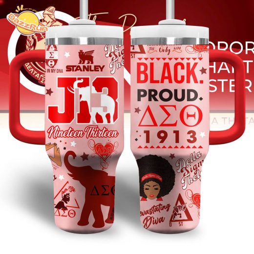 Handle Tumbler Black Round 1913 – Delta Sigma Theta Limited Edition