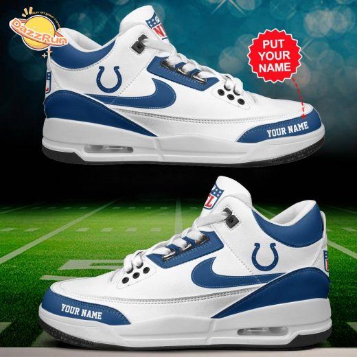 Indianapolis Colts Air Jordan 3 Shoes Personalized – Custom Team Sneakers