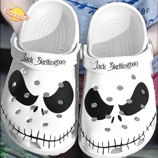 Jack Skellington Clogs – Halloween Themed Footwear