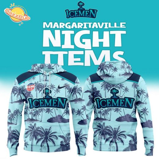 Jacksonville Icemen x Margaritaville Night Hoodie – Limited 2024 Design