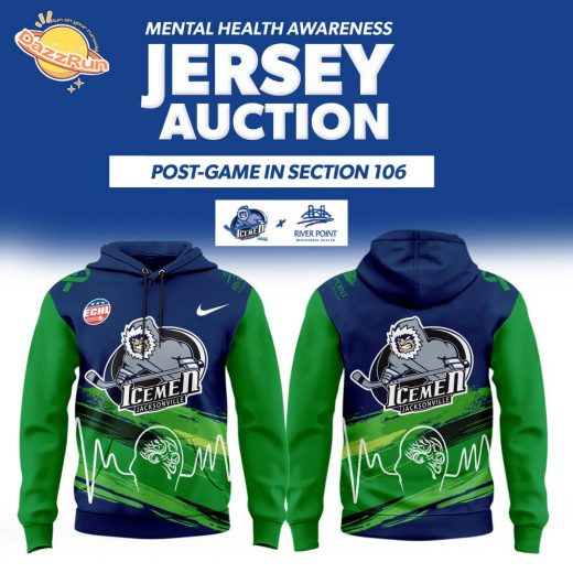 Jacksonville Icemen x Mental Health Awareness Night 2024 Hoodie