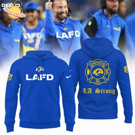 LAFD Los Angeles Rams Limited Edition Hoodie – Firefighter Tribute