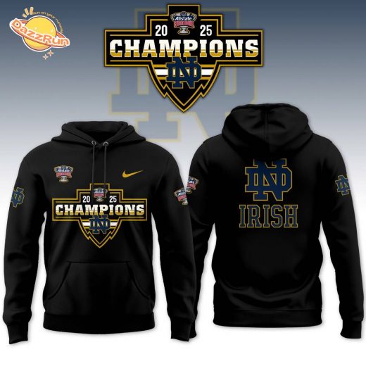 Limited Edition Notre Dame Football Bowl Championship Black Hoodie