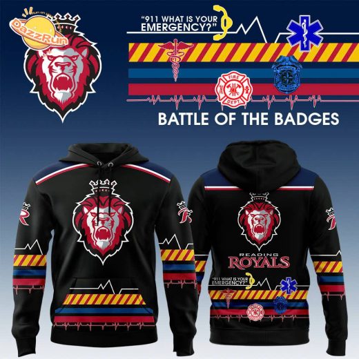 Limited Edition Reading Royals Battle of the Badges 2025 Hoodie