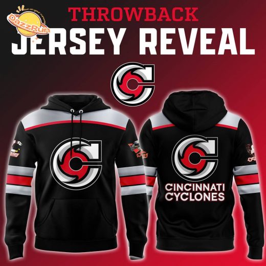 Men’s Cincinnati Cyclones Throwback Night 2024 Limited Edition Pullover Hoodie