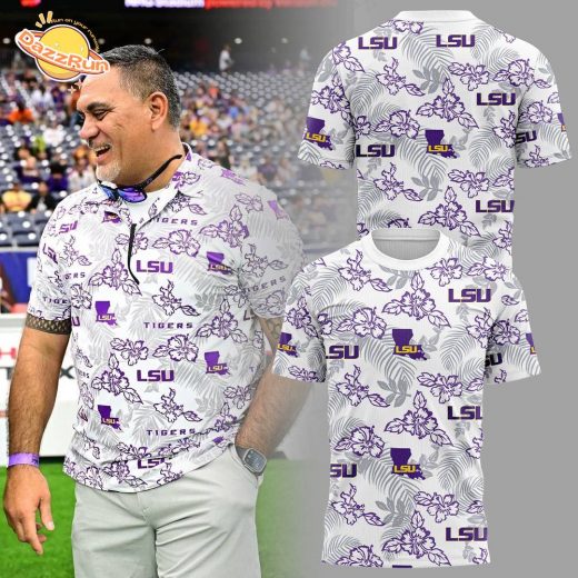 Men’s White LSU Tigers Performance T-shirt – Casual Sportswear