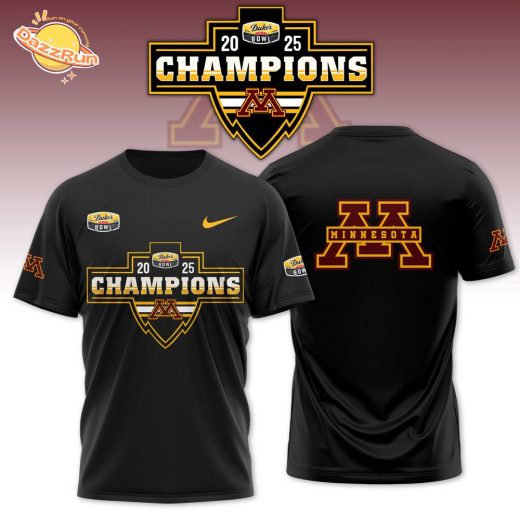 Minnesota Football 2025 Duke’s Mayo Bowl Champions Gear