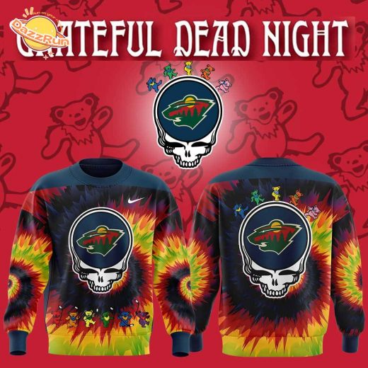 Minnesota Wild Grateful Dead Night Sweatshirt 2024