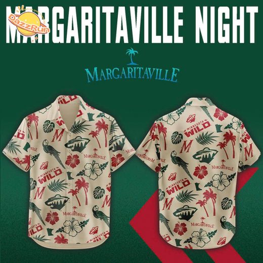 Minnesota Wild x Margaritaville Night Premium Hawaii Shirt – Special Edition