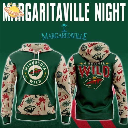 Minnesota Wild x Margaritaville Night Premium Hoodie – Fan Favorite Edition