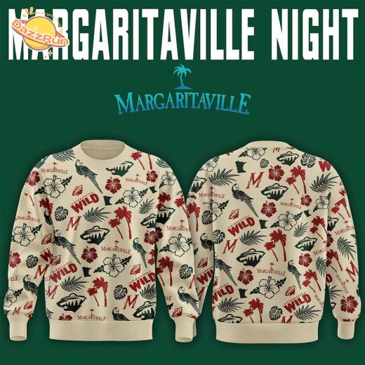 Minnesota Wild x Margaritaville Night Premium Sweatshirt – Limited Edition Gear