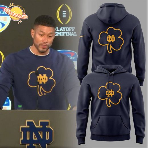 Notre Dame Coach Marcus Freeman CLOVER Hoodie – 2024 Edition