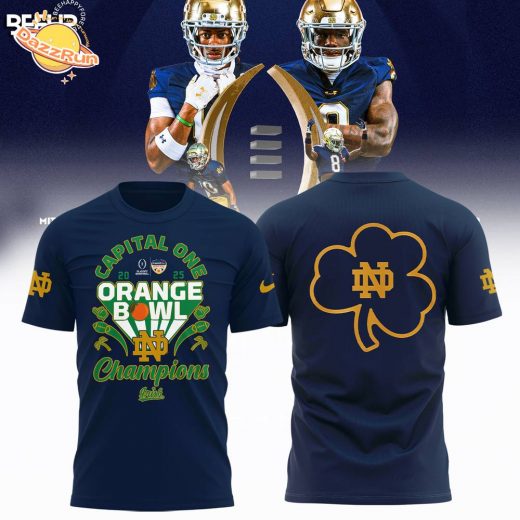 Notre Dame Fighting Irish 2025 Orange Bowl Champions Limited Edition Shirt