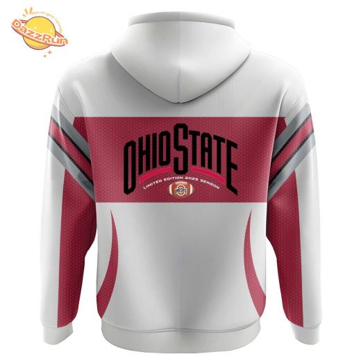 Ohio State Buckeyes Football 2025 Limited Edition 3D Zip Hoodie 2