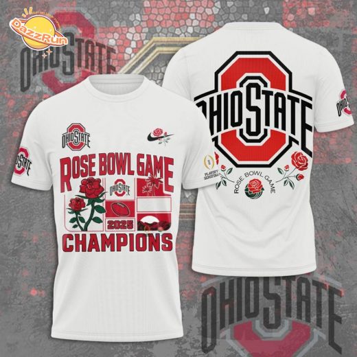 Ohio State Buckeyes Football 3D T-shirt College Fan Gear