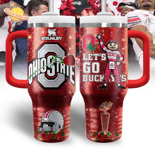 Ohio State Buckeyes Rose Bowl Game Handle Tumbler – Let’s Go Buckeyes