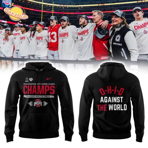 Ohio State Cotton Bowl Champs 2025 Black Club Fleece Hoodie – College Gear