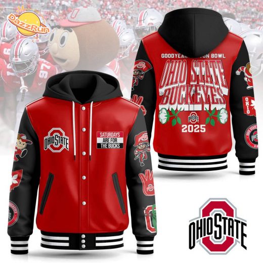 Ohio State Hooded Baseball Jacket NCAA Fan Gear