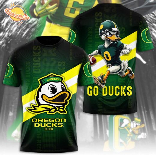 Oregon Ducks Football 3D t-shirt